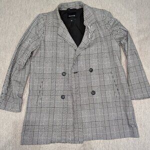 Madewell - Caldwell Double-Breasted Blazer in Plaid - Gray - Medium